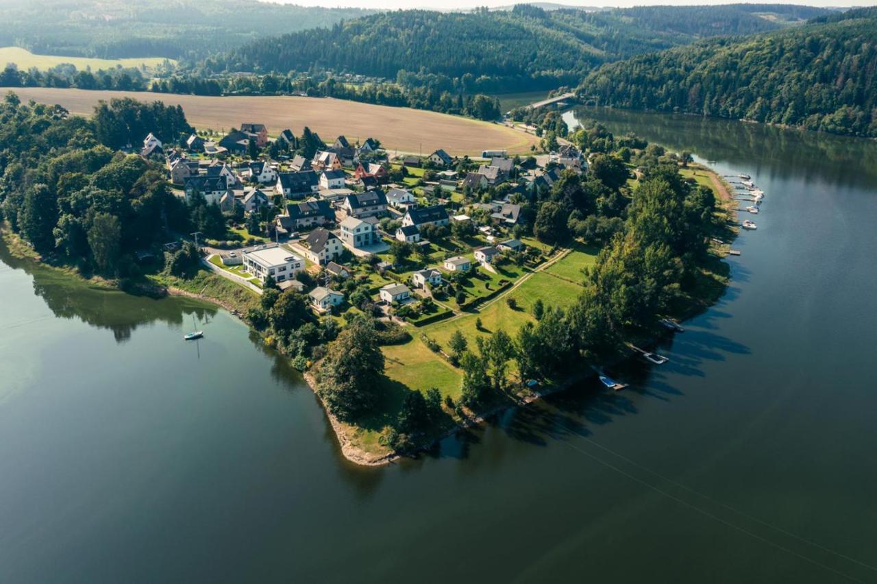 Apartments Saaldorf-Ferienhaus Mit 6 Apartments 45Qm-120Qm Direkt Am Thueringer Meer-Bleilochtalsperre 巴特洛本施泰因 外观 照片